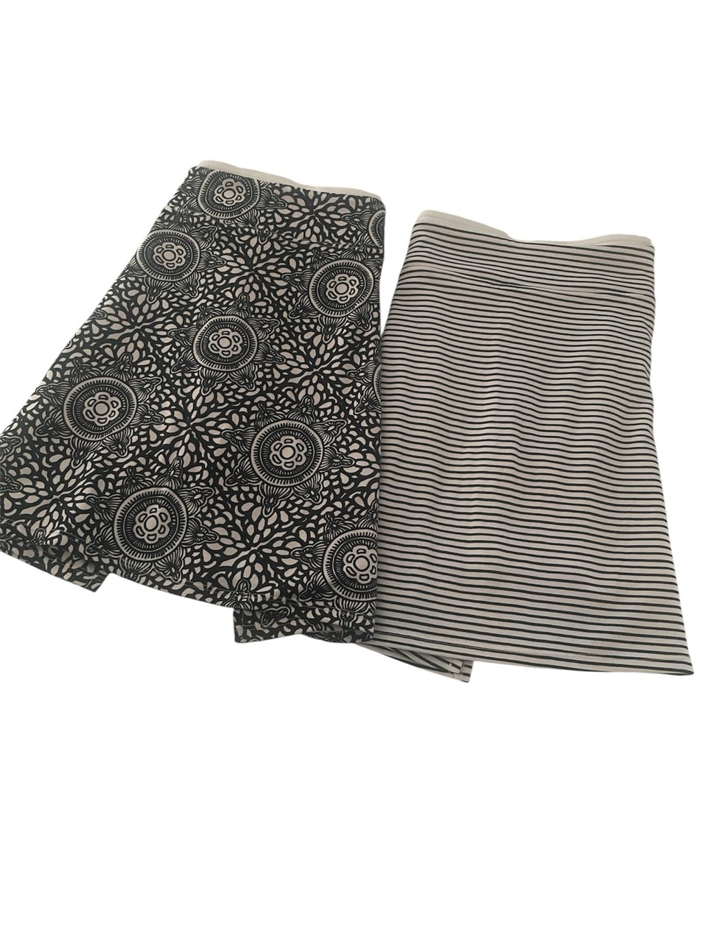 Lola Skorts 2 Piece Black & White Sz M Medium